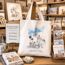 Load image into Gallery viewer, Balboa Park California Tower T-Shirt – San Diego Museum Landmark Apparel – Architectural Art Tee – Cultural Gift Shop Souvenir