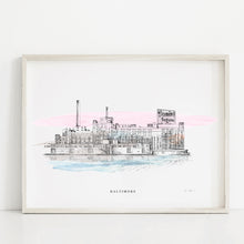 Load image into Gallery viewer, Baltimore Domino Sugar Skyline - Fine Art Print