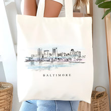 Load image into Gallery viewer, Baltimore Renissance Style Tote Bag
