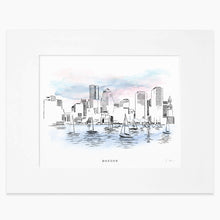 Load image into Gallery viewer, Boston Skyline - Fine Art Print
