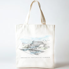 Load image into Gallery viewer, Brooklyn Botanical Garden Renissance Style Tote Bag NYC