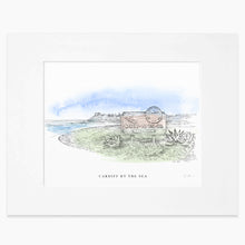 Load image into Gallery viewer, San Diego, Cardiff by the Sea Hand Drawn Fine Art Prints