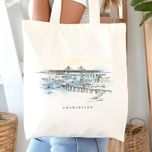 Load image into Gallery viewer, Charleston Renissance Style Tote Bag