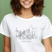 Load image into Gallery viewer, Chicago Wearable Art T-Shirt