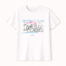 Load image into Gallery viewer, Chicago Skyline Graphic T-Shirt – Hand-Drawn City Apparel for Museum Shops & Tourist Retail