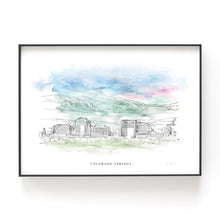 Load image into Gallery viewer, Colorado Springs Skyline - Fine Art Print