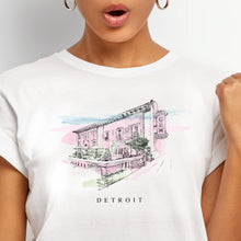 Load image into Gallery viewer, Gem Theatre Detroit Wearable Art T-Shirt