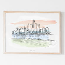 Load image into Gallery viewer, Detroit Skyline - Fine Art Print