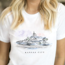 Load image into Gallery viewer, Kansas City Fountain Wearable Art T-Shirt