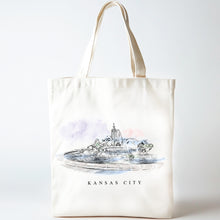 Load image into Gallery viewer, Kansas City Fountain Renissance Style Tote Bag