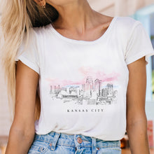 Load image into Gallery viewer, Kansas City Wearable Art T-Shirt