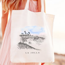 Load image into Gallery viewer, La Jolla Cove San Diego Fine Art Print | California Coastal Beach Wall Art | Hand-Drawn Travel Souvenir for Gift Shops & Home Décor
