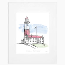 Load image into Gallery viewer, Montauk Lighthouse New York Hand Drawn Fine Art Prints
