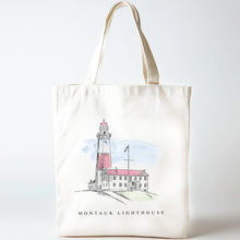 Load image into Gallery viewer, Montauk Lighthouse Renissance Style Tote Bag NYC
