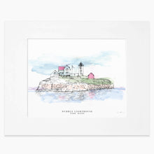 Load image into Gallery viewer, Nubble Lighthouse, Maine - Fine Art Print