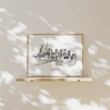 Load image into Gallery viewer, Philadelphia, PA Skyline Fine Art Prints