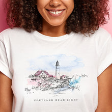 Load image into Gallery viewer, Portland Headlight Lighthouse, Maine Wearable Art T-Shirt