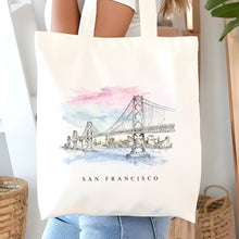 Load image into Gallery viewer, San Francisco Renissance Style Tote Bag