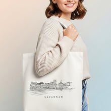 Load image into Gallery viewer, Savannah Skyline Renissance Style Tote Bag