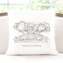 Load image into Gallery viewer, University of Maryland Renissance Style Pillow Cover