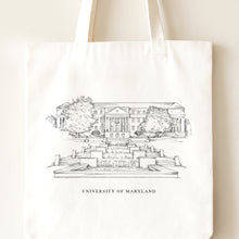 Load image into Gallery viewer, University of Maryland Renissance Style Tote Bag