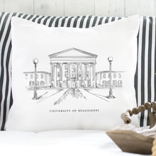 Load image into Gallery viewer, University of Mississippi Renissance Style Pillow Cover