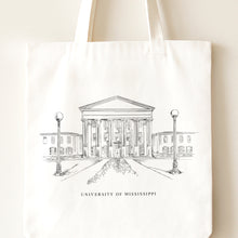 Load image into Gallery viewer, University of Mississippi Renissance Style Tote Bag