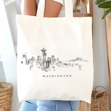 Load image into Gallery viewer, Seattle Renissance Style Tote Bag