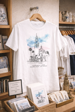 Load image into Gallery viewer, Balboa Park California Tower T-Shirt – San Diego Museum Landmark Apparel – Architectural Art Tee – Cultural Gift Shop Souvenir
