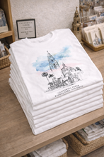 Load image into Gallery viewer, Balboa Park California Tower T-Shirt – San Diego Museum Landmark Apparel – Architectural Art Tee – Cultural Gift Shop Souvenir
