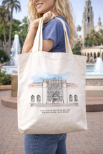 Load image into Gallery viewer, San Diego Museum of Art Tote Bag – Balboa Park Canvas Tote for Museum Gift Shops &amp; Cultural Retail
