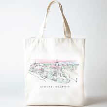 Load image into Gallery viewer, Athens, GA Renissance Style Tote Bag
