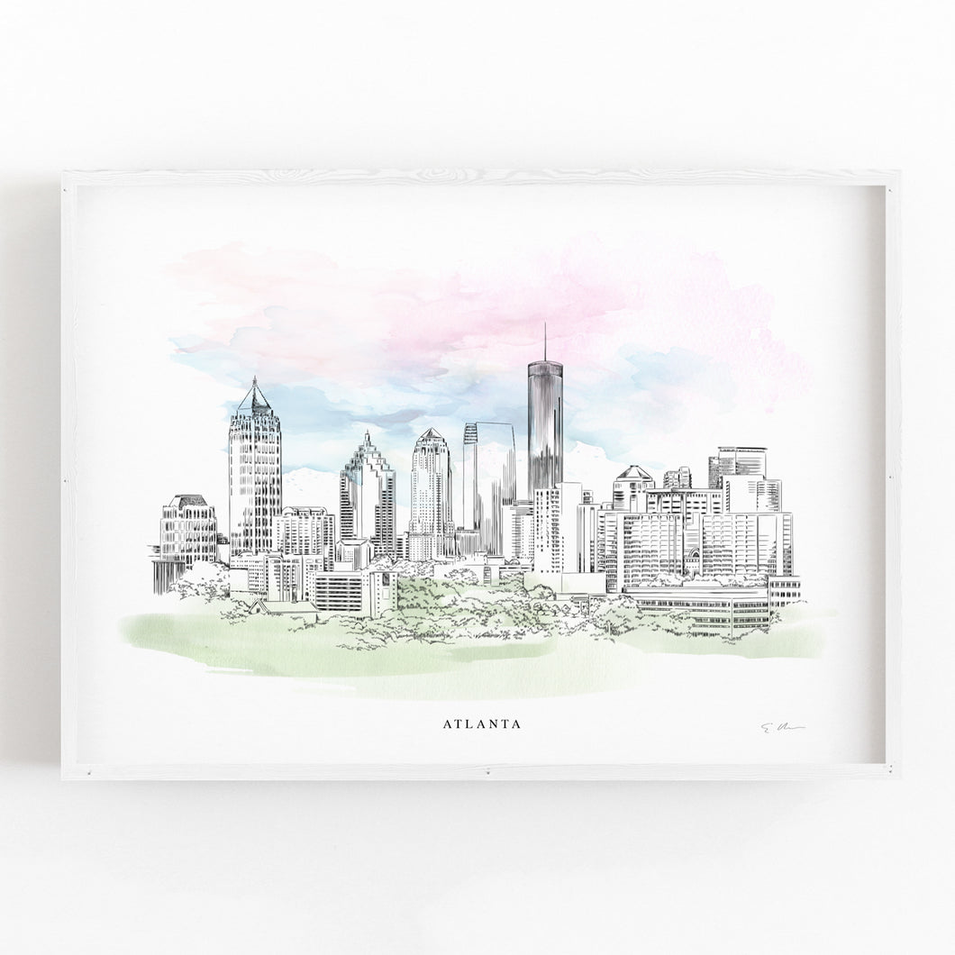 Atlanta Skyline - Fine Art Print