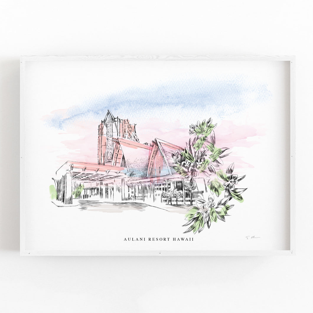 Aulani Resort Hawaii - Fine Art Print