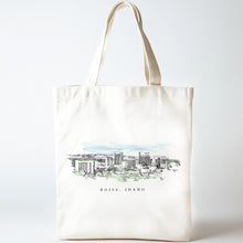 Load image into Gallery viewer, Boise, Idaho Renissance Style Tote Bag
