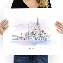 Load image into Gallery viewer, Boston Zakim Bridge - Fine Art Print

