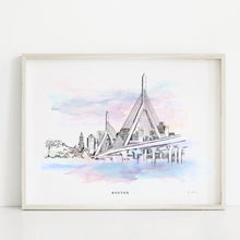 Load image into Gallery viewer, Boston Zakim Bridge - Fine Art Print
