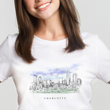 Load image into Gallery viewer, Charlotte, NC Wearable Art T-Shirt
