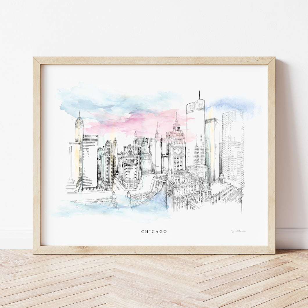 Chicago Skyline - Fine Art Print