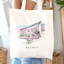 Load image into Gallery viewer, Gem Theatre Detroit Renissance Style Tote Bag
