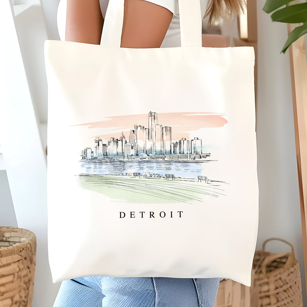 Detroit Renissance Style Tote Bag