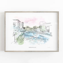 Load image into Gallery viewer, Greenville Hand Drawn Fine Art Prints
