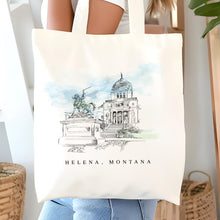 Load image into Gallery viewer, Helena, MT Renissance Style Tote Bag
