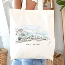 Load image into Gallery viewer, Hilo, Hawaii Renissance Style Tote Bag
