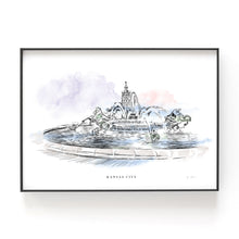 Load image into Gallery viewer, Kansas City Fountain - Fine Art Print
