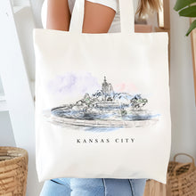 Load image into Gallery viewer, Kansas City Fountain Renissance Style Tote Bag
