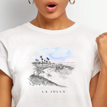 Load image into Gallery viewer, La Jolla Cove San Diego Fine Art Print | California Coastal Beach Wall Art | Hand-Drawn Travel Souvenir for Gift Shops &amp; Home Décor

