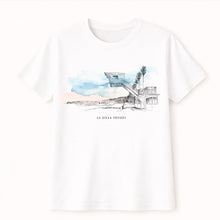 Load image into Gallery viewer, La Jolla Shores, San Diego T-Shirt | California Coastal Surf Gift Shop Apparel | Hand-Drawn Souvenir Tee

