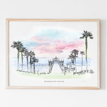 Load image into Gallery viewer, Manhattan Beach, CA - Fine Art Print
