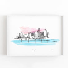 Load image into Gallery viewer, Miami Skyline - Fine Art Print
